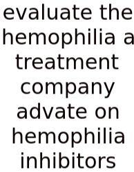 Evaluate The Hemophilia A Treatment Company Advate On Hemophilia Inhibitors