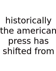 Historically The American Press Has Shifted From