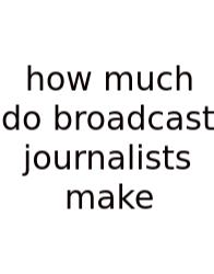 How Much Do Broadcast Journalists Make