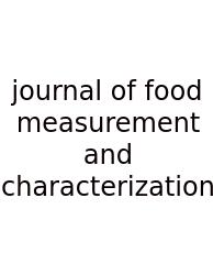 Journal Of Food Measurement And Characterization