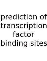 Prediction Of Transcription Factor Binding Sites