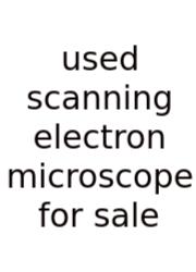 Used Scanning Electron Microscope For Sale