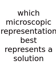 Which Microscopic Representation Best Represents A Solution